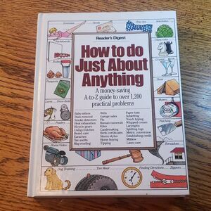 How to Do Just About Anything by Reader’s Digest  Hardcover DIY Guide  ISBN 0895